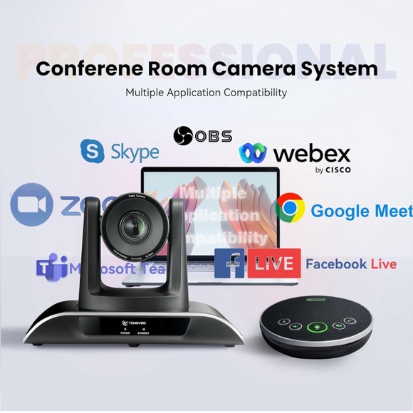 Tongveo All-in-One Conference Room Video Camera System Bundle HD 1080P - Picture 6 of 6